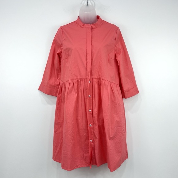 Tuckernuck Coral Royal Shirt Dress - Picture 1 of 15